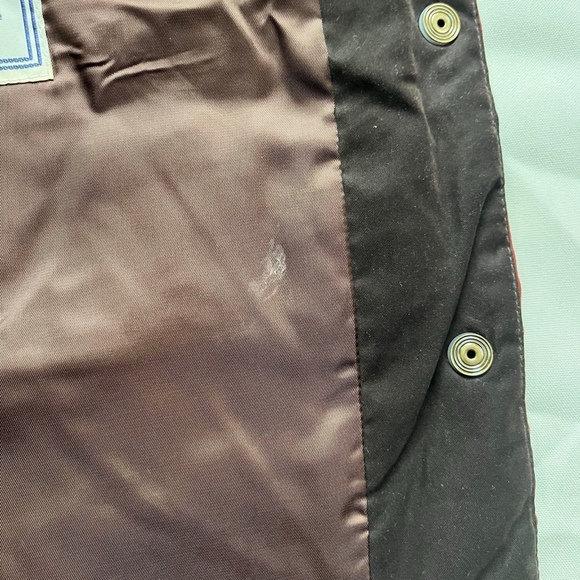 Vintage Faconnable Red Quilted Insulated Vest Womens M Layering Button Collared - Picture 7 of 12